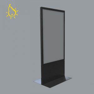 Werkstation HIRA 55 Touch UHD (3840px*2160px) schwarz Touchstele