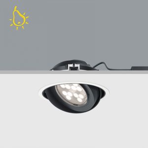Erco Gimbal LED Größe 5, 19W, 4000K, OHNE LINSE Downlight