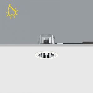 Erco Quintessence LED Größe 3, Darklightreflektor 12W 4.000K (45001.000) Einflammiges Einbaudownlight